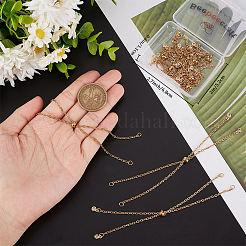 10Pcs Adjustable 304 Stainless Steel Cable Chain Slider Bracelet/Bolo Bracelets Making&nbsp;AJEW-BBC0002-12