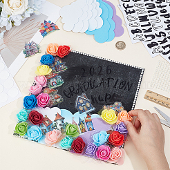 24Pcs Foam Rose Ornament Accessories&nbsp;DIY-PH0033-77
