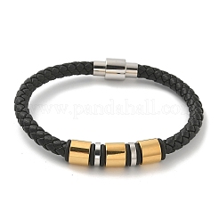 Braided Microfiber Leather Cord Bracelets&nbsp;BJEW-Q010-02A
