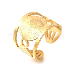 304 Stainless Steel Cuff Open Rings&nbsp;LS-RJEW-S628-11G