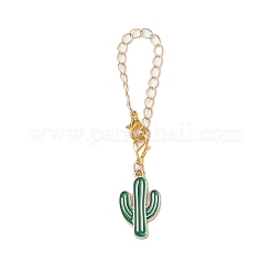 3Pcs 3 Styles Cactus Alloy Enamel Cup Charms&nbsp;HJEW-JM02163