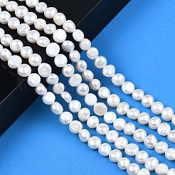 Natural Cultured Freshwater Pearl Beads Strands&nbsp;LS-PEAR-N014-07C