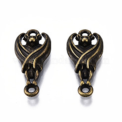 Rack Plating Tibetan Style Alloy Connector Charms&nbsp;PALLOY-N175-06AB