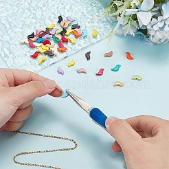 50Pcs Paint Zinc Alloy Beads&nbsp;FIND-AR0005-04B
