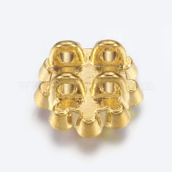 Alloy Multi-Strand Rhinestone Links&nbsp;ALRI-H213-28G
