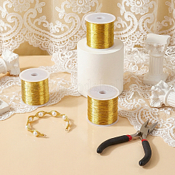 3 Rolls 3 Size Round Copper Wire&nbsp;CWIR-BC0001-64