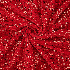 Stretch Sequin Polyester Fabric&nbsp;DIY-WH0502-50B