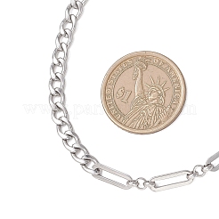 304 Stainless Steel Mixed Link Chain Necklaces&nbsp;NJEW-JN05851