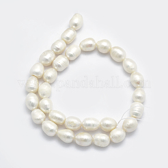 Natural Cultured Freshwater Pearl Beads Strands&nbsp;PEAR-I003-02