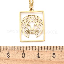 304 Stainless Steel Necklace&nbsp;NJEW-D330-01G-05