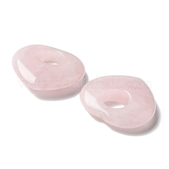 Natural Rose Quartz Hollow Pendants&nbsp;G-C167-06D