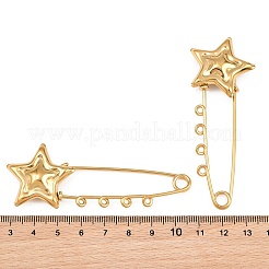 Star 304 Stainless Steel Safety Pins Brooch Findings&nbsp;SA-CBA098D-16E-G04