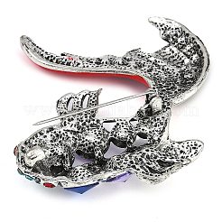 Zinc Alloy Colorful Rhinestone Brooch&nbsp;LS-JEWB-U011-03AS-06