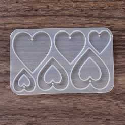 DIY Playing Card Theme Pendants Silicone Molds&nbsp;DIY-C076-01C
