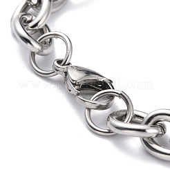 Tarnish Resistant 304 Stainless Steel Figaro Chain Bracelets&nbsp;BJEW-E271-05P