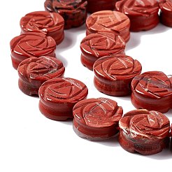 Natural Red Jasper Beads Strands&nbsp;G-D475-01N
