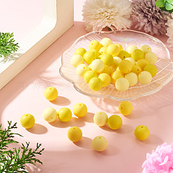 45Pcs 3 Colors Round Silicone Focal Beads&nbsp;SIL-TAD0001-01D