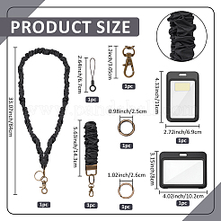 Polyester & Nylon Mobile Straps & Acrylic & Plastic ID Card Holders Sets&nbsp;DIY-JOY0001-04