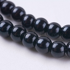 Eco-Friendly Dyed Glass Pearl Round Beads Strands&nbsp;LS-HY-A002-3mm-RB080