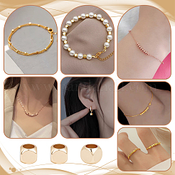 200Pcs Brass Spacer Beads&nbsp;KK-PH0014-97G