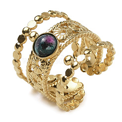 Natural & Synthetic Gemstone Finger Rings&nbsp;RJEW-U027-03G