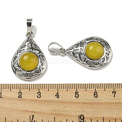 Natural Topaz Jade Pendants&nbsp;G-Q158-05P-03