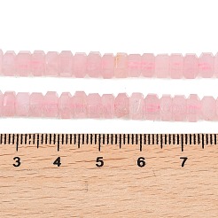 Natural Rose Quartz Beads Strands&nbsp;G-G317-A20-3X6MM