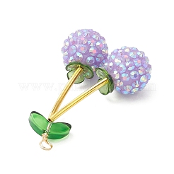 AB Color Opaque Resin Pendants&nbsp;PALLOY-JF04067