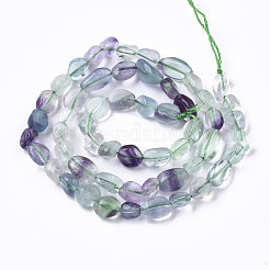 Natural Fluorite Beads Strands&nbsp;G-R465-51