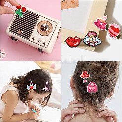 60Pcs 12 Styles Valentine's Day Theme PVC Cabochons&nbsp;FIND-CJ0011-21