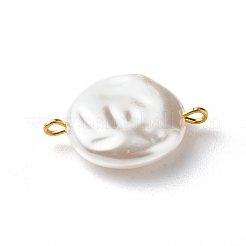 Eco-Friendly ABS Plastic Imitation Pearl Beads Link&nbsp;PALLOY-JF00825