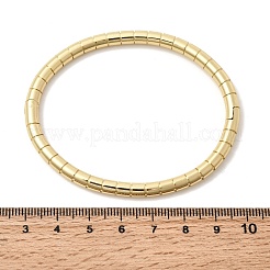 Column Brass Hinged Bangles for Women&nbsp;BJEW-H639-05C-G