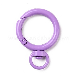 Spray Painted Alloy Swivel Snap Hooks Clasps&nbsp;PALLOY-K257-06