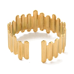 Ion Plating(IP) Exaggerated 304 Stainless Steel Cuff Bangles for Women&nbsp;BJEW-P331-04G