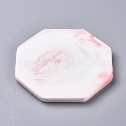 Marble Pattern Porcelain Cup Coasters&nbsp;AJEW-WH0121-51A
