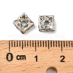 Brass Rhinestone Spacer Beads&nbsp;KK-I362-01C-01P