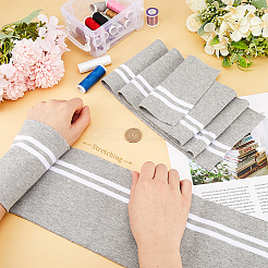 Polyester Elastic Ribbing Fabric for Cuffs&nbsp;DIY-WH0028-96C