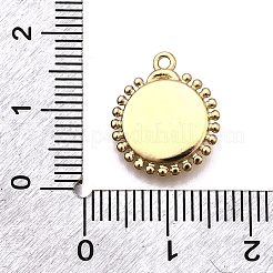 Brass Micro Pave Clear Cubic Zirconia Pendants&nbsp;LS-KK-G530-01A-G