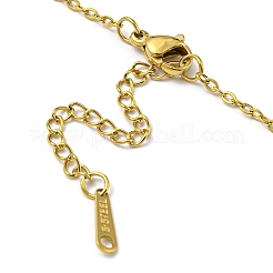 304 Stainless Steel Pendant Necklaces&nbsp;NJEW-Z025-07G