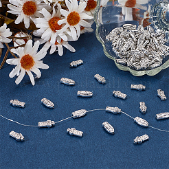 100Pcs 2 Styles Tibetan Style Alloy Beads&nbsp;TIBEB-HY0001-17