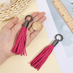 2Pcs Imitation Leather Tassel Pendant Decorations&nbsp;AJEW-CL0005-10A