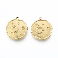 Ion Plating(IP) 304 Stainless Steel Pendant Rhinestone Settings&nbsp;STAS-N097-251LG
