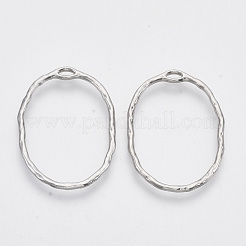 Alloy Open Back Bezel Pendants&nbsp;PALLOY-S121-84P