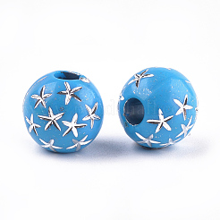Plating Acrylic Beads&nbsp;PACR-T006-21B