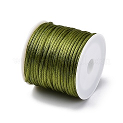 5 rolls 5 colors Nylon Satin Rattail Cords&nbsp;NWIR-PH0002-09A-01