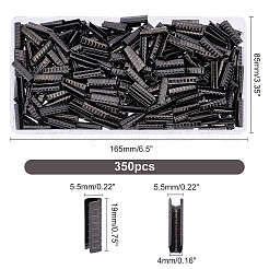 350Pcs Column Zinc Alloy Shoelace Buckle Connectors&nbsp;FIND-GA0001-90