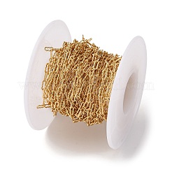 Brass Wavy Oval Link Chains&nbsp;CHC-H113-22G