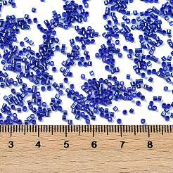 Baking Paint Silver Lined Glass Seed Beads&nbsp;SEED-H003-09F