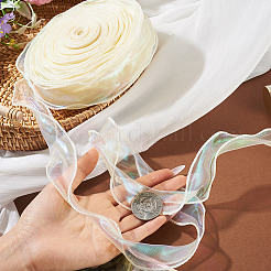 Polyester Lace Trim&nbsp;DIY-TAC0010-49D