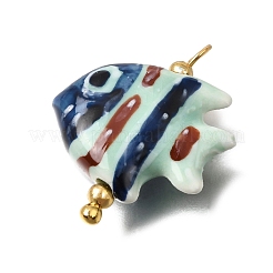 Ocean Themed Hand Painted Ceramic Porcelain Pendants&nbsp;PR-CBA0027-05G-04
